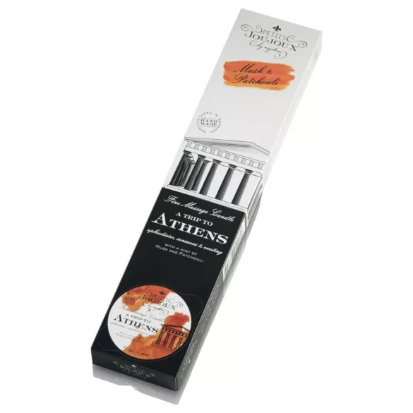 Petits Joujoux Athens - bougie de massage - musc parfumé - coffret 5x43ml