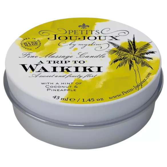 Petits Joujoux Waikiki - bougie de massage - coco ananas - 43ml
