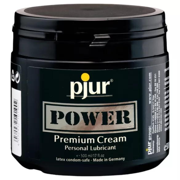 Pjur Power - crème lubrifiante premium à base d’eau - 500ml