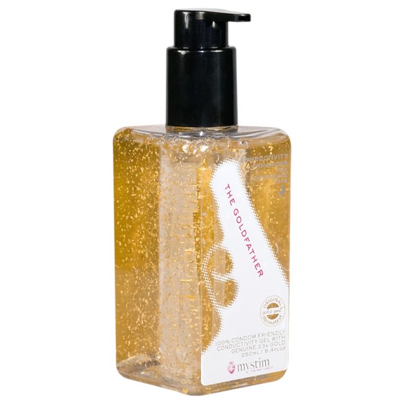 Lubrifiant elektro-sexe mystim - Or 23k (250ml)