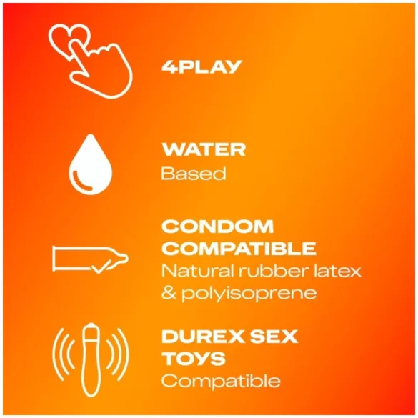 Durex - huile de massage et lubrifiant 2en1 - ylang ylang - 200ml