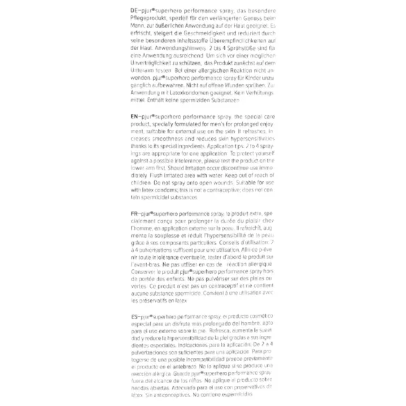 Pjur Superhéro orgasme stop (20 ml)