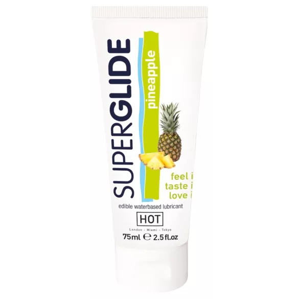 HOT - Lubrifiant comestible goût ananas - 75ml