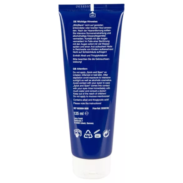 Crème dépilatoire corporelle - 125ml