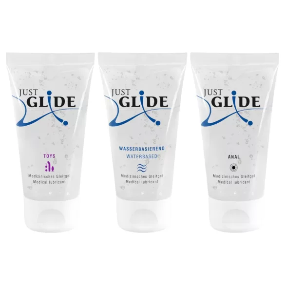 Just Glide - lubrifiant intime set - 3 x 50ml
