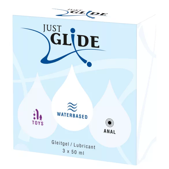 Just Glide - lubrifiant intime set - 3 x 50ml
