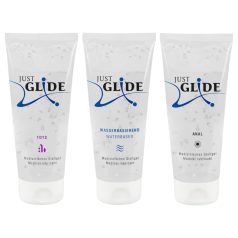   Just Glide - Lubrifiant intime - Set 3x200ml - à base d'eau
