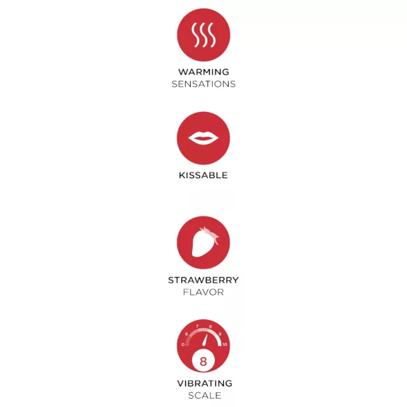 Orgie - Gel intime chauffant fraise - vibromasseur liquide 15ml