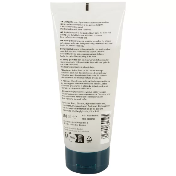 Just Glide - Gel lubrifiant anal premium nourrissant - 200ml