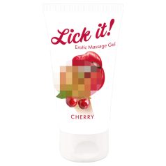 Lick it! - lubrifiant comestible 2en1 - cerise - 50ml
