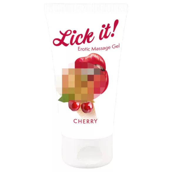 Lick it! - lubrifiant comestible 2en1 - cerise - 50ml