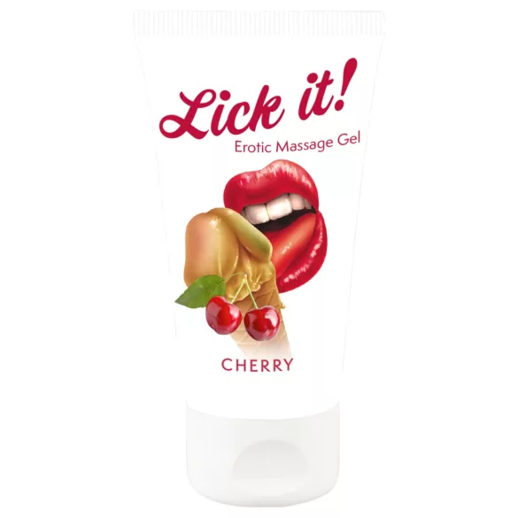 Lick it! - lubrifiant comestible 2en1 - cerise - 50ml