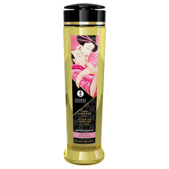 Shunga - huile de massage - rose - 240ml