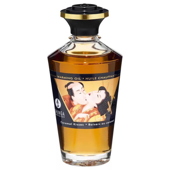 Shunga - huile de massage chauffante - caramel - 100ml