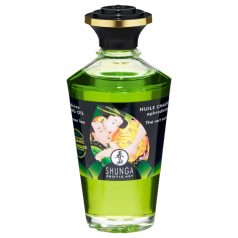 Shunga - huile de massage chauffante - thé vert - 100ml