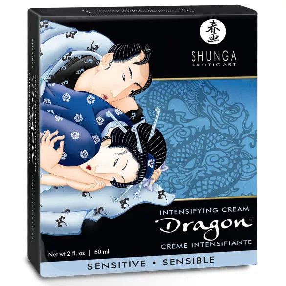 Shunga Dragon Sensitive - gel intime homme - stimulation - 60ml