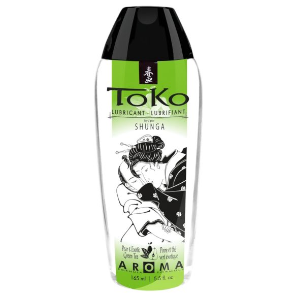 Shunga Toko - lubrifiant à base d'eau - poire thé vert - 165ml
