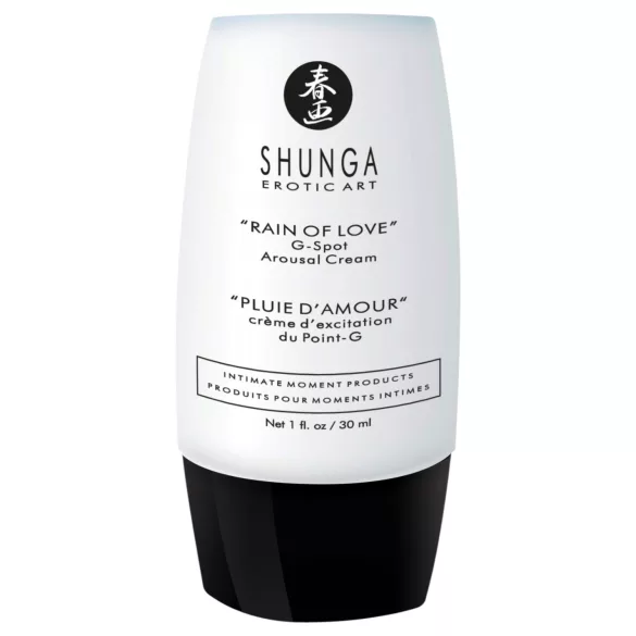 Shunga Rain of Love - crème stimulante pour le point G pour femmes (30 ml)