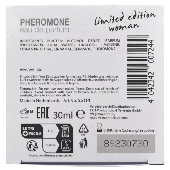 HOT Dubai - parfum aux phéromones femme - 30ml
