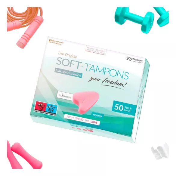 JoyDivision - Tampon doux sans ficelle - Pack de 50