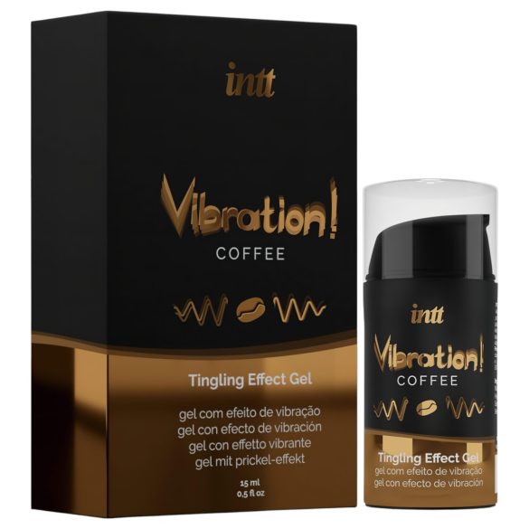 Intt Vibration! - gel stimulant intime - effet vibrant - café (15ml)