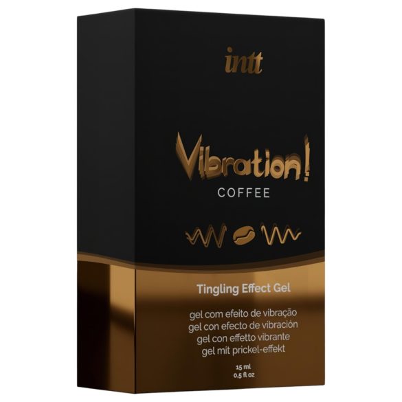 Intt Vibration! - gel stimulant intime - effet vibrant - café (15ml)