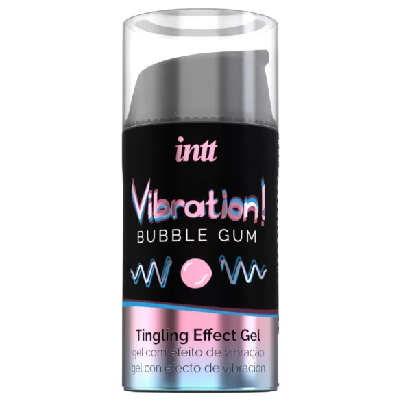 Intt Vibration! - gel stimulant intime - effet vibrant - goût chewing-gum 15ml