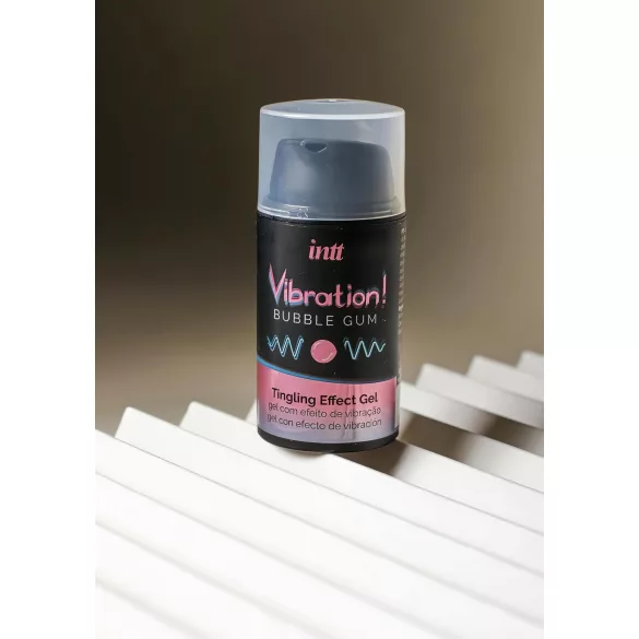 Intt Vibration! - gel stimulant intime - effet vibrant - goût chewing-gum 15ml
