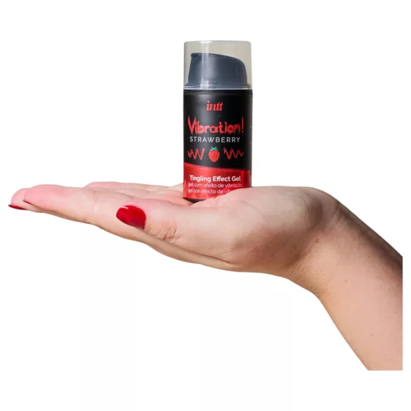 Intt Vibration! - gel stimulant intime - effet vibrant - fraise - 15ml