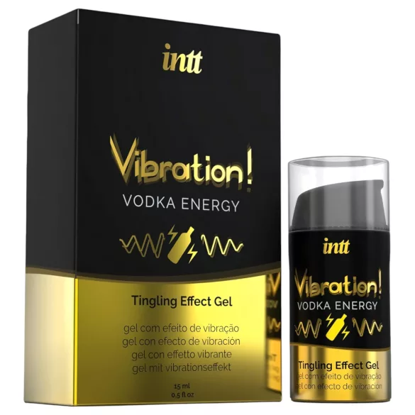 Intt Vibration! - gel stimulant intime effet vibrant - Vodka Energy - 15ml