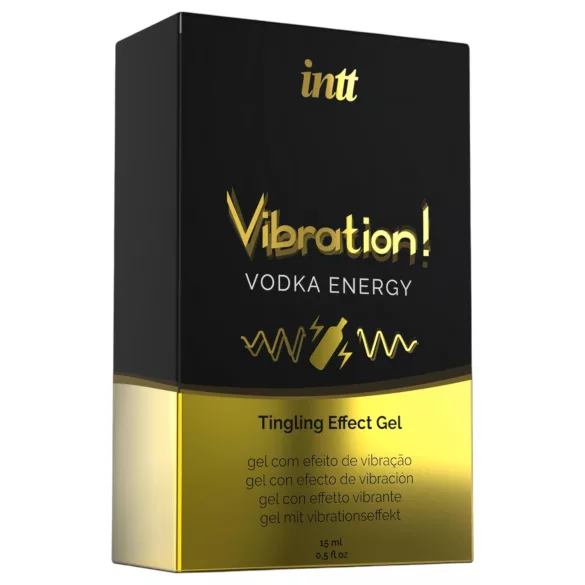 Intt Vibration! - gel stimulant intime effet vibrant - Vodka Energy - 15ml