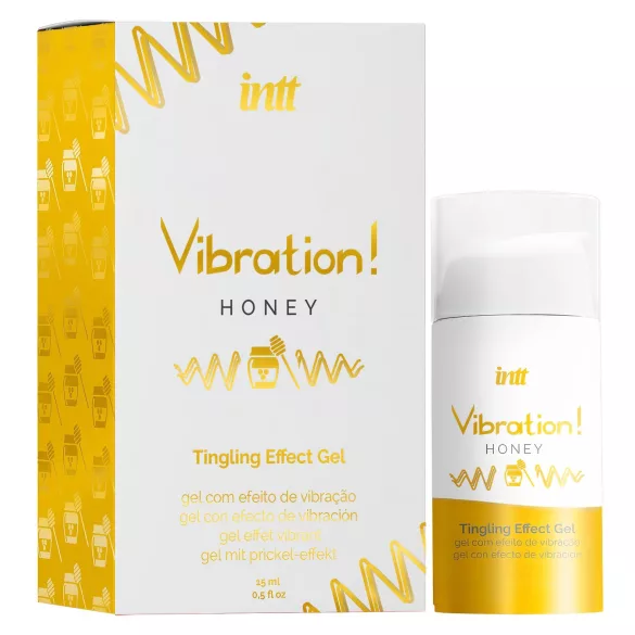 Intt Vibration! - gel stimulant intime effet vibrant - miel (15ml)