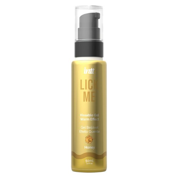 Intt Lick Me - gel lubrifiant effet chauffant - miel - 50ml