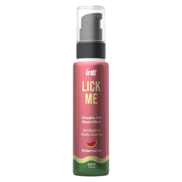 Intt Lick Me - gel lubrifiant chauffant - pastèque - 50ml