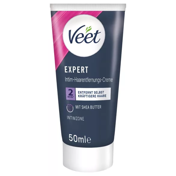 Veet - crème dépilatoire intime et mousse hydratante pour femmes (2×50 ml)
