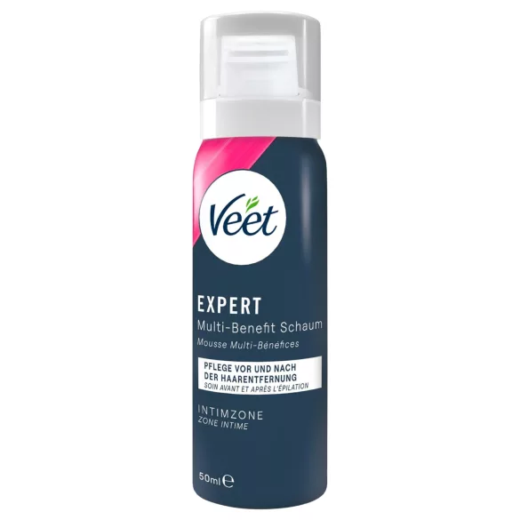 Veet - crème dépilatoire intime et mousse hydratante pour femmes (2×50 ml)