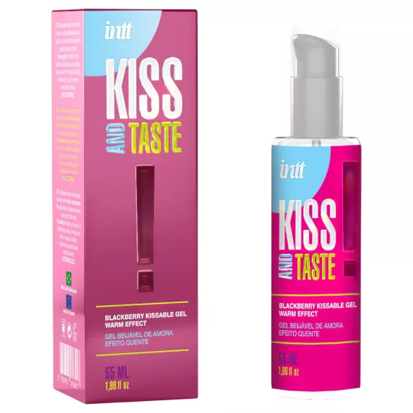 Intt Kiss and Taste - gel lubrifiant chauffant - mûre - 55ml