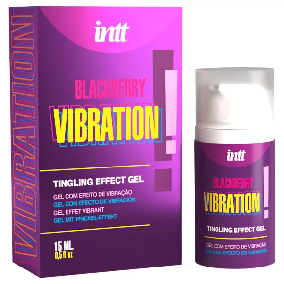 Intt Vibration! - gel stimulant intime - effet vibrant - mûre - 15ml