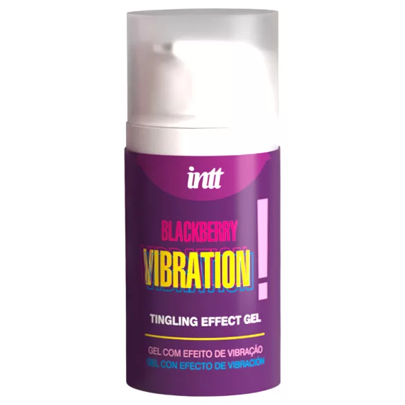 Intt Vibration! - gel stimulant intime - effet vibrant - mûre - 15ml