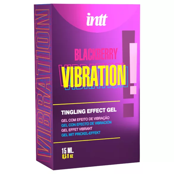 Intt Vibration! - gel stimulant intime - effet vibrant - mûre - 15ml