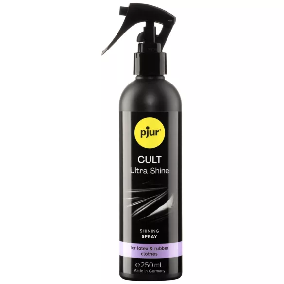 pjur Cult Ultra Shine - spray lustrant pour vêtements en latex (250 ml)