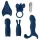 Magic Shiver - coffret de vibromasseurs - silicone bleu