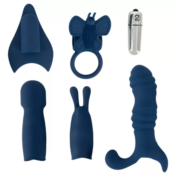 Magic Shiver - coffret de vibromasseurs - silicone bleu