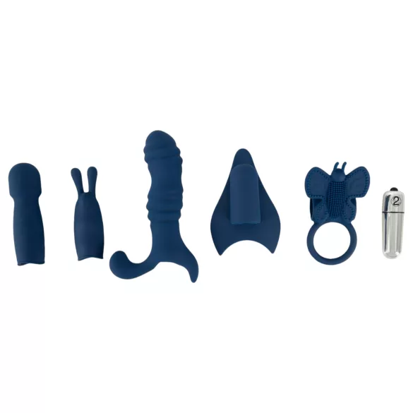 Magic Shiver - coffret de vibromasseurs - silicone bleu
