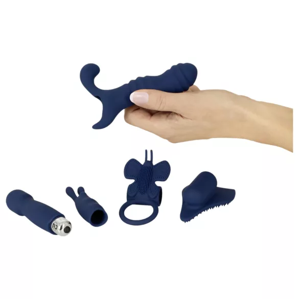 Magic Shiver - coffret de vibromasseurs - silicone bleu