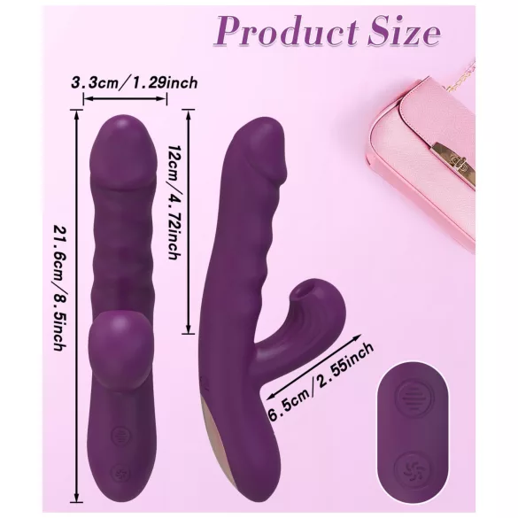 AlvUp - vibromasseur stimulateur du point G (violet)