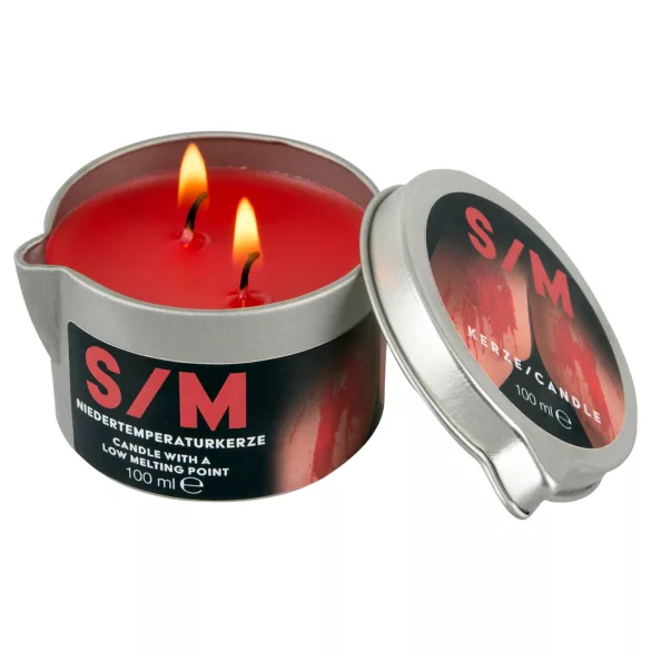 BDSM - bougie de massage corps - paraffine - 100ml
