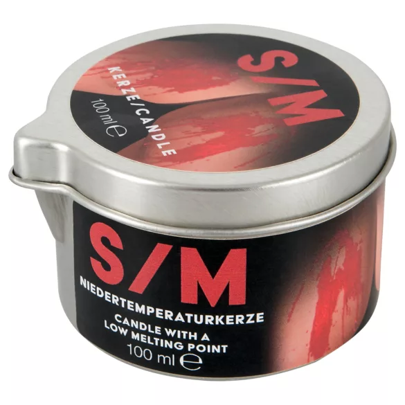 BDSM - bougie de massage corps - paraffine - 100ml