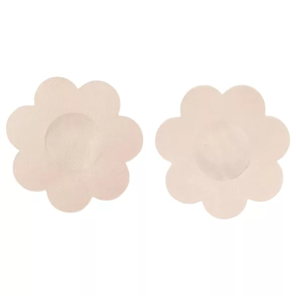 Cottelli - cache-tétons fleur - silicone nude - lot de 12