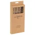 Straw Willy - paille en forme de pénis - verre transparent - lot de 4
